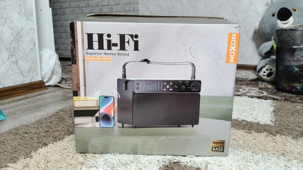 Портативная колонка Hi-Fi от бренда MOXOM, модель MX-SK50