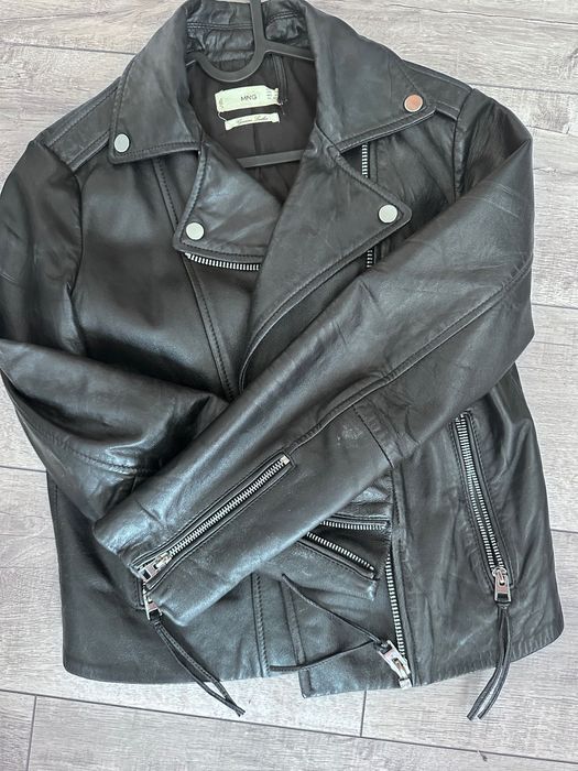 Кожено яке Mango