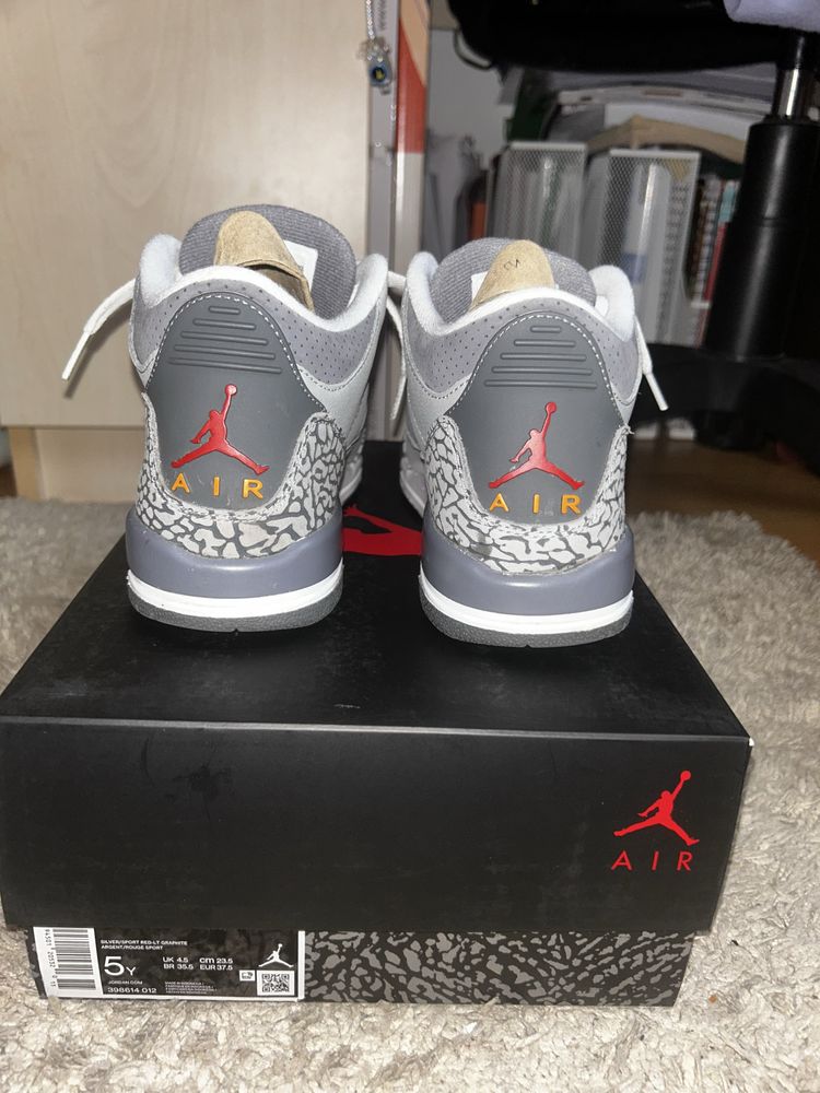 Jordan 3 ,,cool grey”|37,5