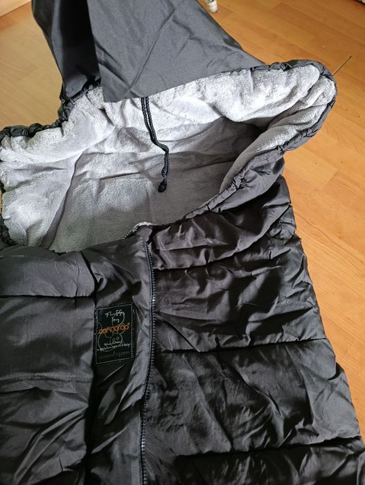 Cangaroo Термочувал Fluffy за количка черен