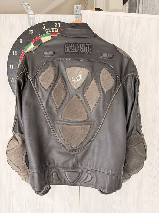Costum moto piele barbati StreetFighter, marime M