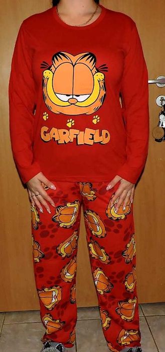 Pijamale dama bumbac (garfield)