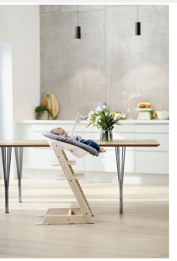 шезлонг с чехлом для растущего стола «stokke»
