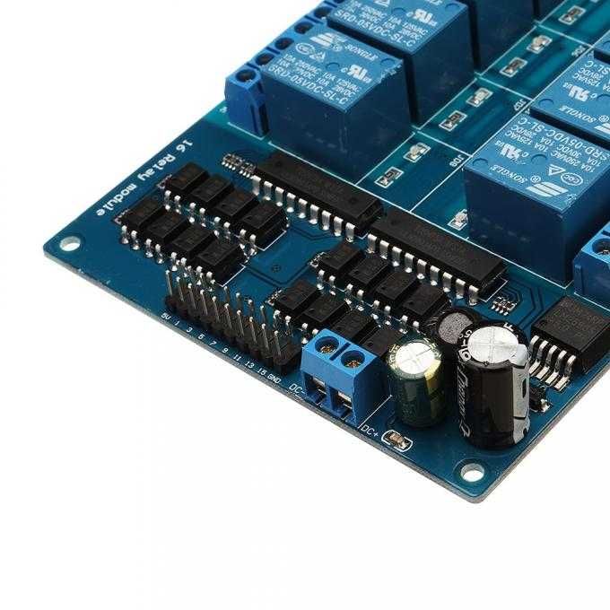 Модуль реле 16 канальный SRD-12VDC-SL-C для Arduino