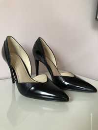 Черни официални обувки на високи токчета зара/zara
