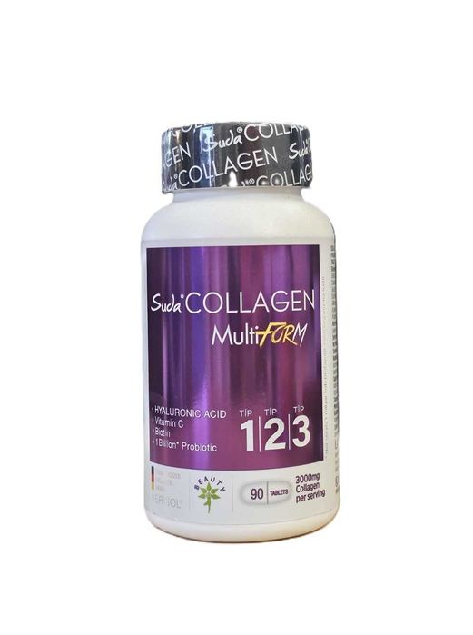 Suda Collagen MultiForm TIP 1,2,3  3000 mg за кожа коса нокти 90 табл