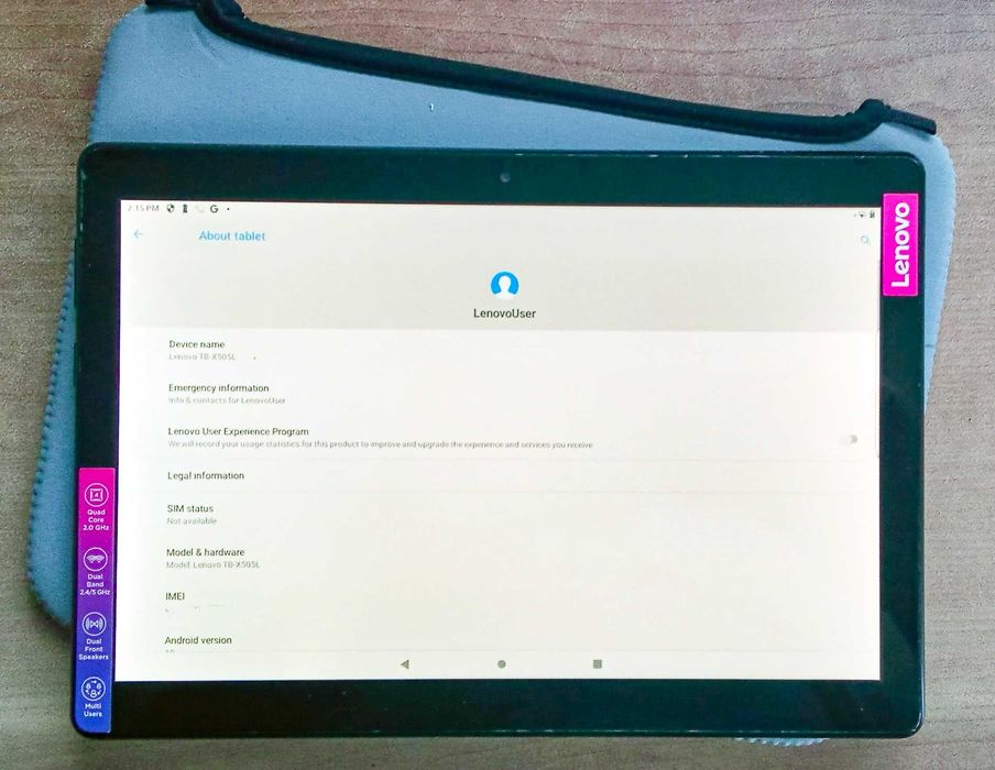 10 инчов таблет Lenovo Tab M10 TB-X505L за 4G SIM карта
