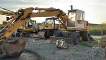 Dezmembrez excavator pe roti Liebherr A314 , A316 , A318