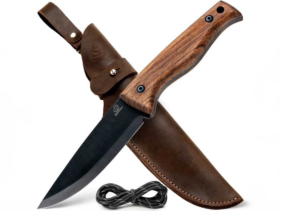 Cuțit Bushcraft BeaverCraft Full Tang cu teacă de piele