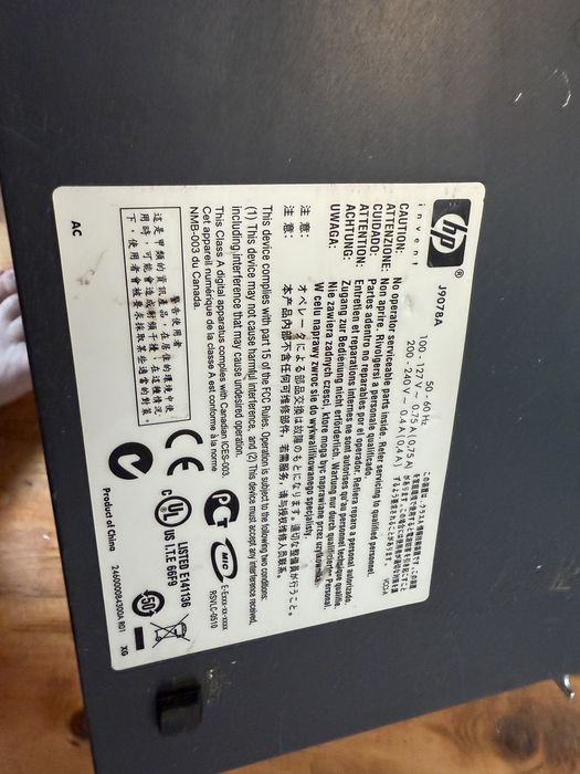Switch gigabit HP ProCurve 1400-24G  J9078A 24 porturi cu
