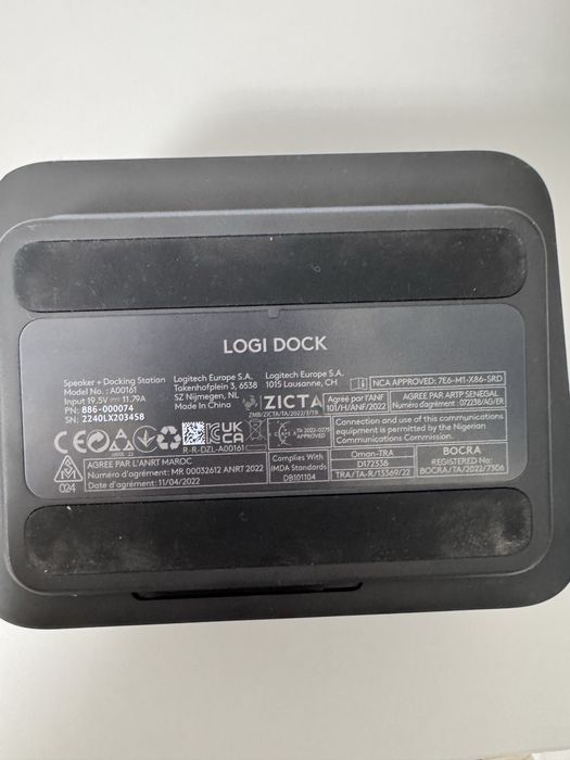 Docking Station Logitech Logi Dock pentru Laptop 10 porturi