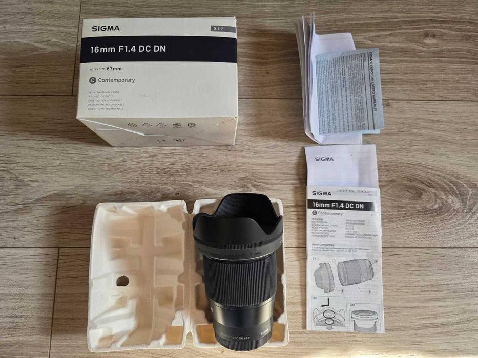 Sigma 16 mm f1.4 DC DN Sony E