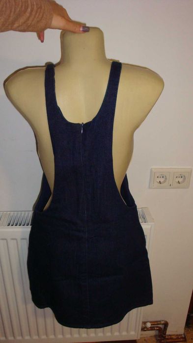 Sarafan, rochie de blugi/denim, Zara, S