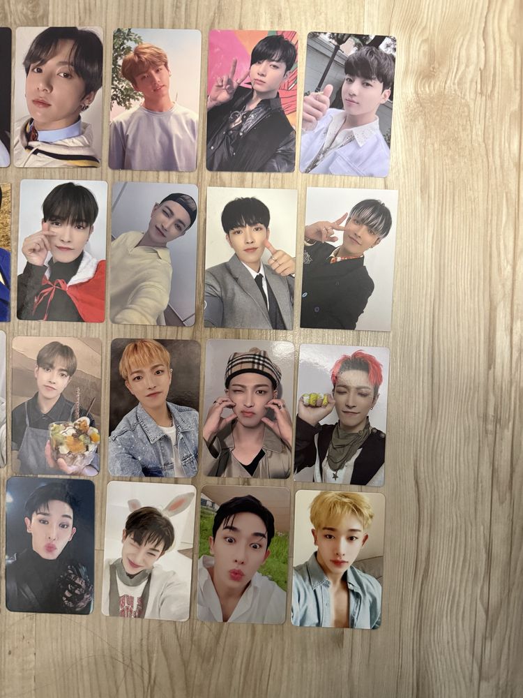 Официални фотокартички Jungkook, Hongjoong, wonho