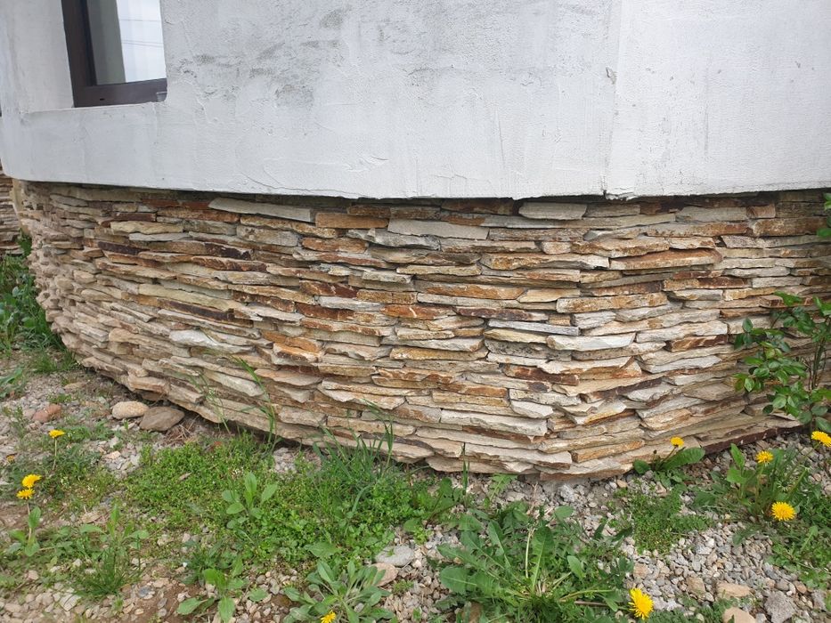 Fasii piatra naturala placat exterior interior casa gradina