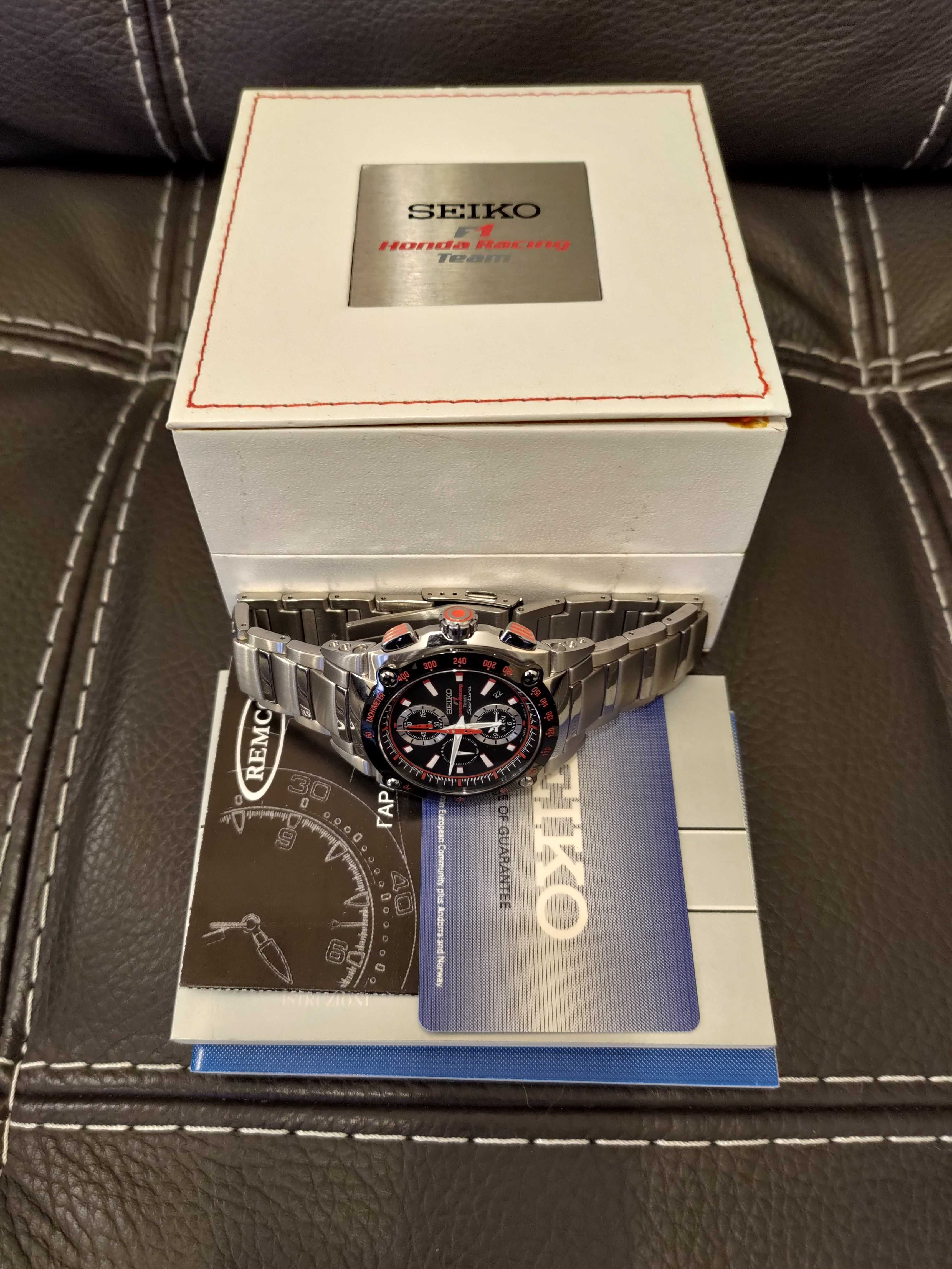 Часовник Seiko F1 Honda Racing Team Sportura Limited Edition. Като Нов