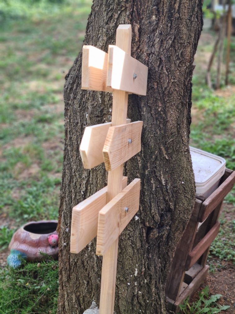 Дървена Табелка със стрелки за декорация