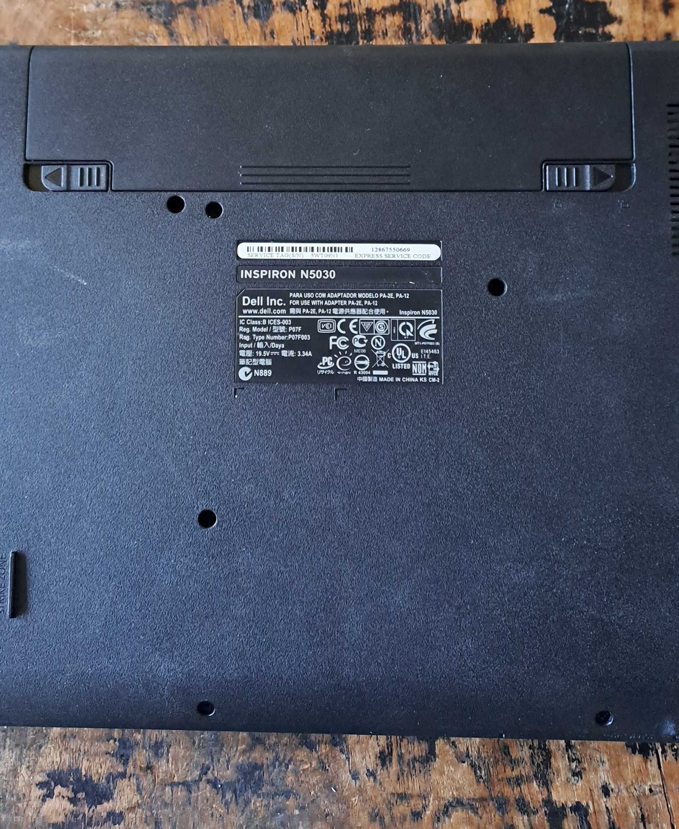 Dell Inspiron N5030, Windows 7 Ultimate