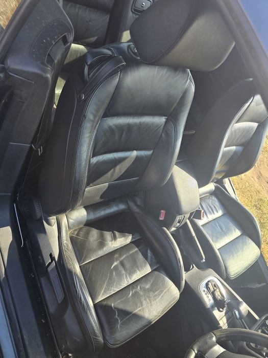 Interior Volkswagen eos piele neagra