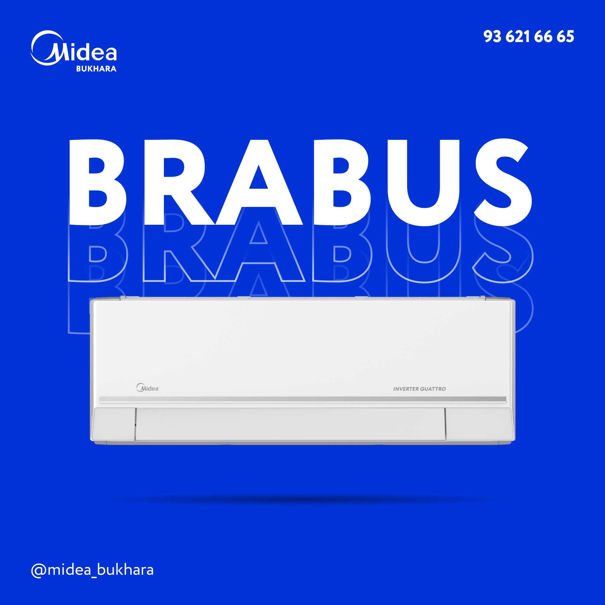 Кондиционер Midea Brabus Inverter 12000BTU