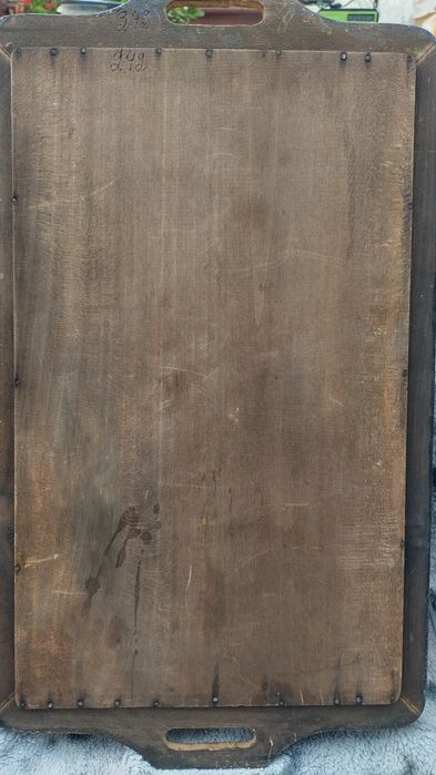 Изящен пирографиран поднос