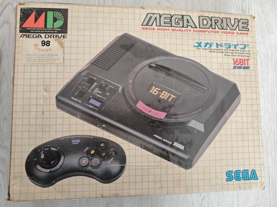 Sega Genesis 16-bit, 98 года, полный комплект.
