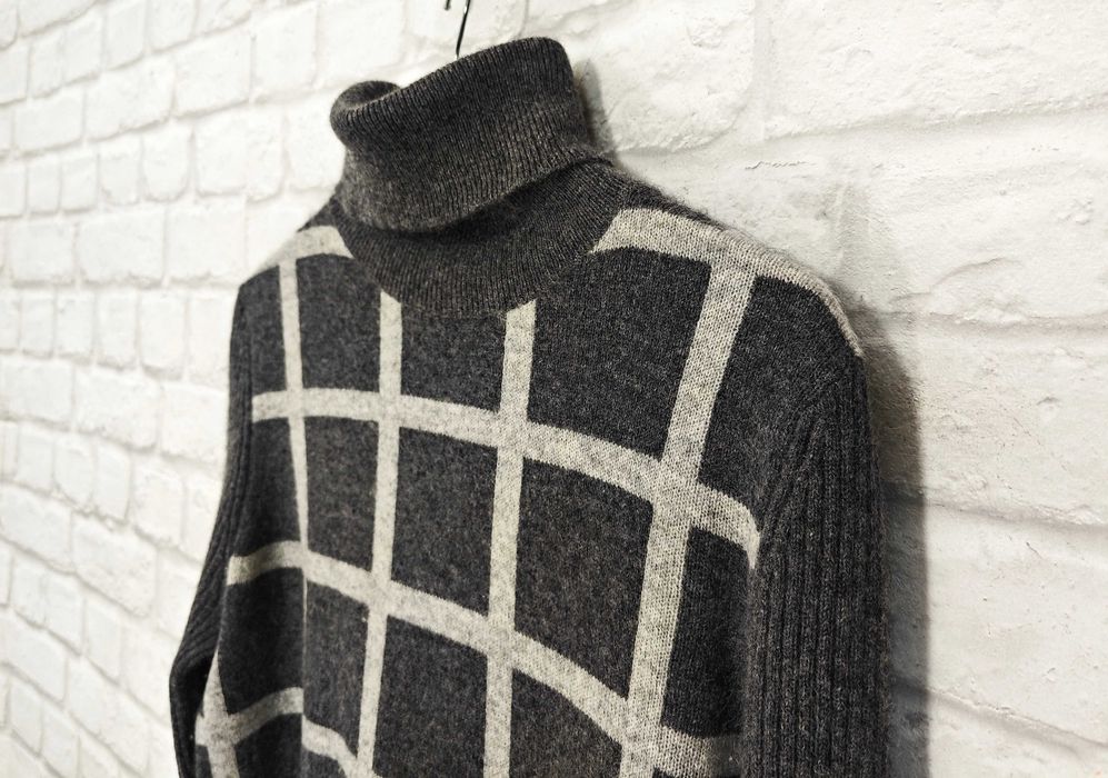 Bloomingdale's 100% Кашмирен дамски пуловер с висока яка размер L