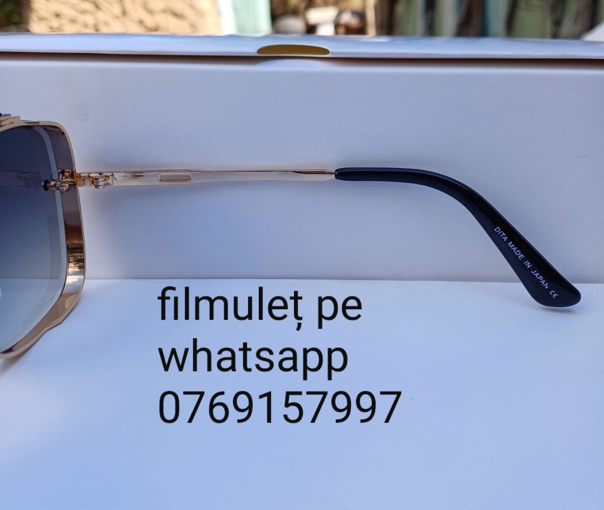 Ochelari de soare Dita L 615 auriu