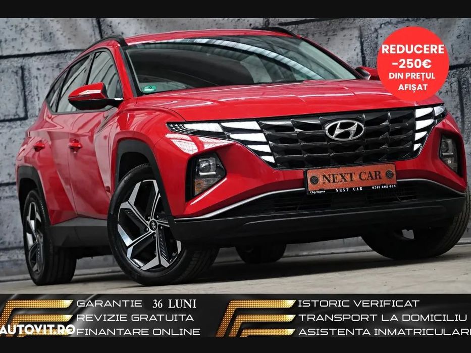 Hyundai Tucson GARANTIE 36 LUNI*REVIZIE*RATE*Hybrid*4x4*252Cp*Full Led*Camera*Navi