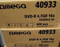 DVD-R OMEGA,preț pe  bax 600 buc (12x50b) 16X, 4.7 GB, 50 buc/set