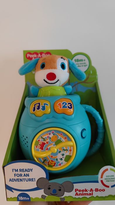 Музикална детска играчка Peek-a-Boo куче