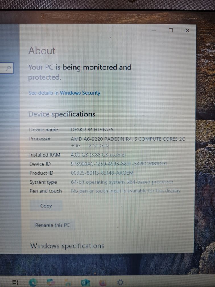 Laptop HP Windows 11