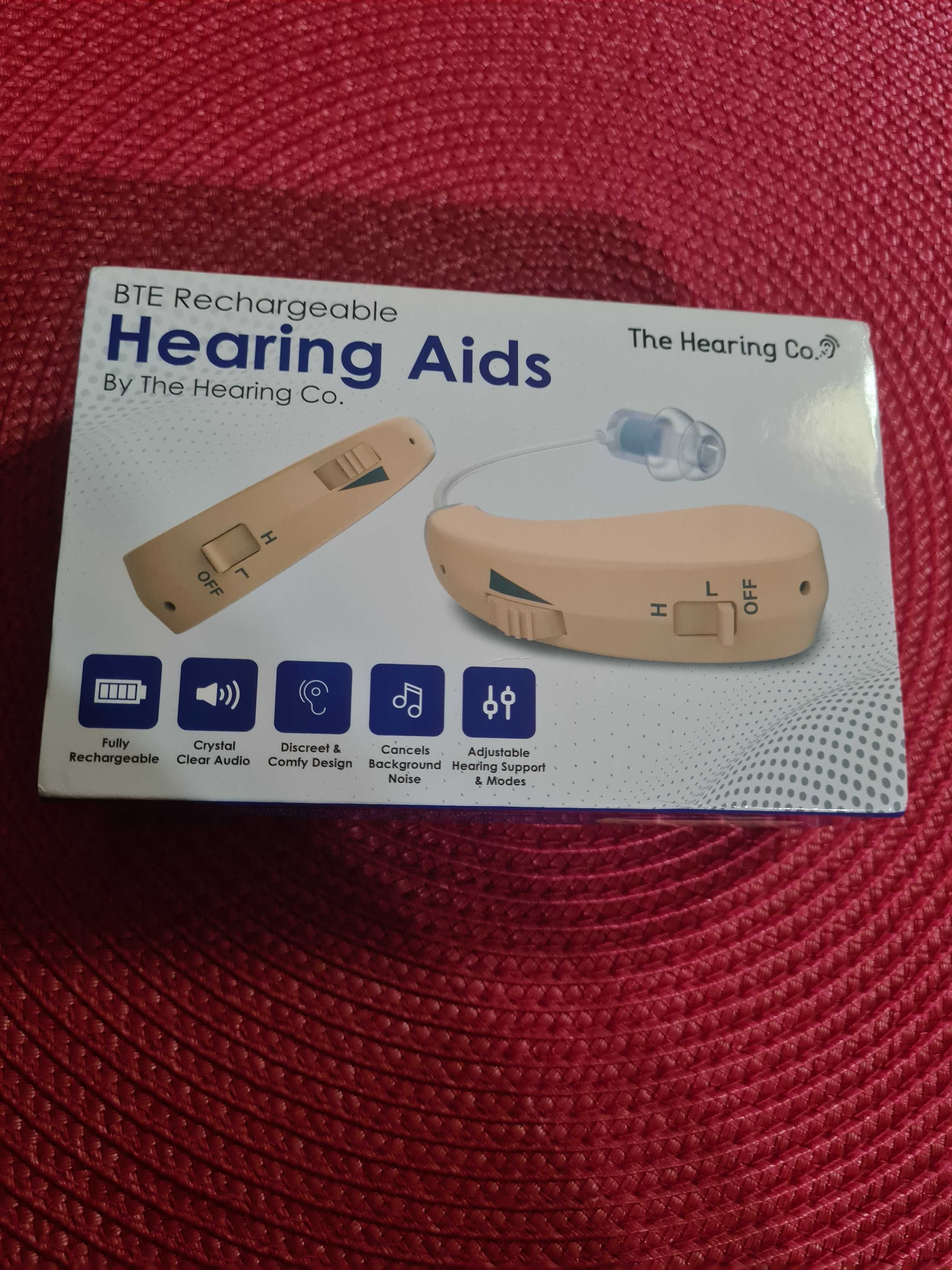Чисто нови слухови апаратчета в ухото или зад ухото. The Hearing Co.