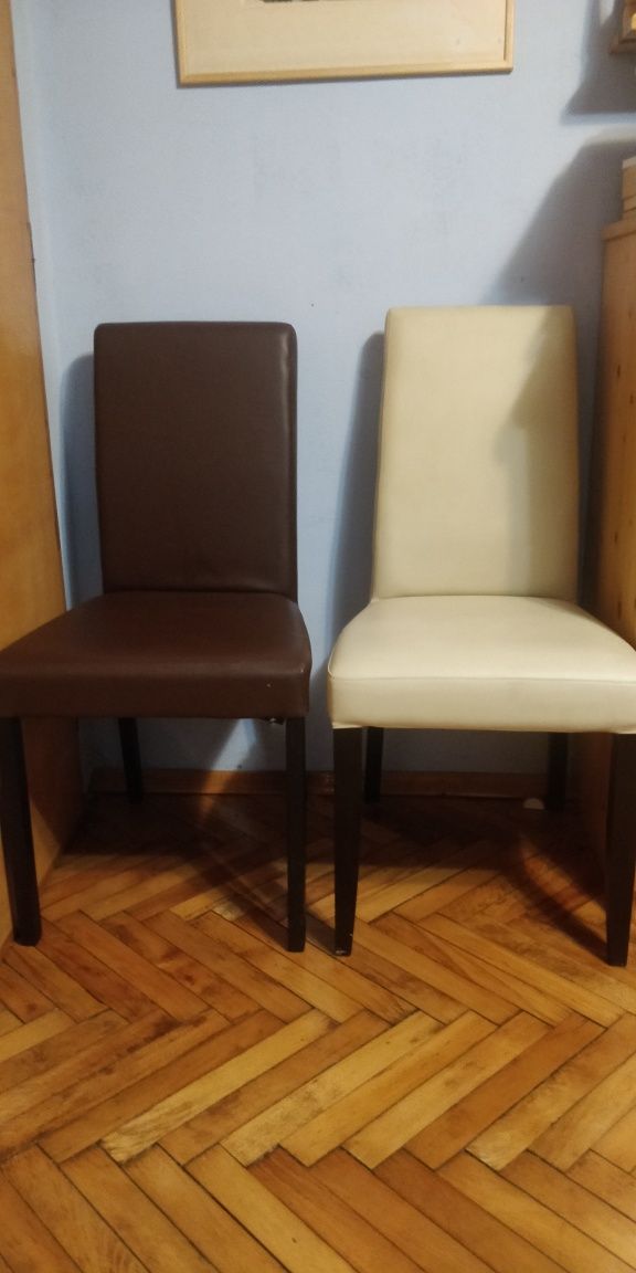 Комплект столове от изкуствена кожа