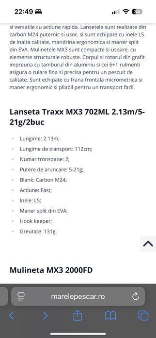 Combo spinning Mitchell