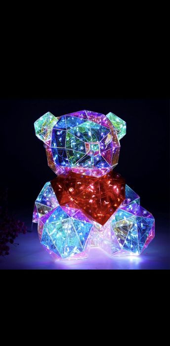Светещо мече 3D RGB с USB захранване
