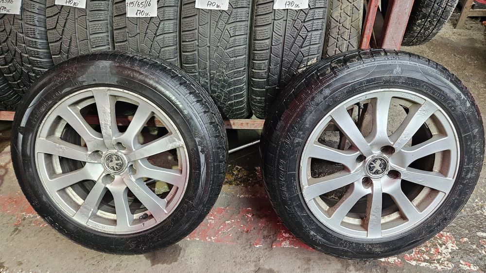 Set 4 Jante R16 4×108 cauciucuri iarna
