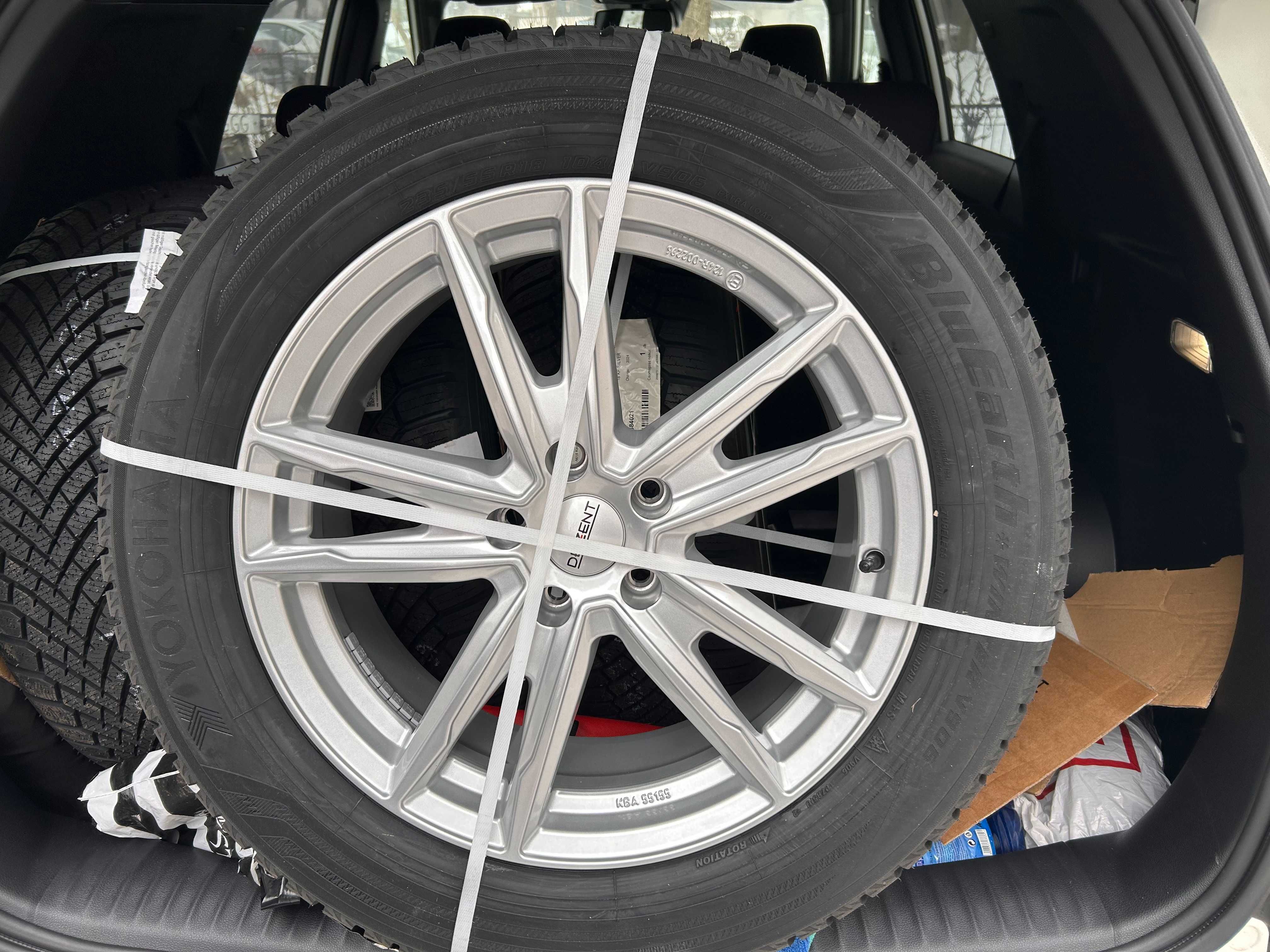 Jante noi originale cu senzori DEZENT+Anvelope noi YOKOHAMA 235/55 R18