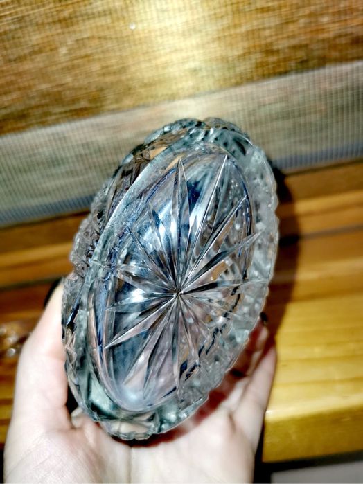 Гарафа оливерник шише кристално стъкло за алкохол напитки ликьор