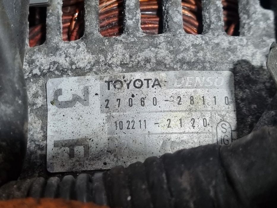 Alternator Toyota RAV 4 II 2.0 Benzina 2002 - 2006 150CP 1998CC 1AZ - FE Euro4 (1240) ...