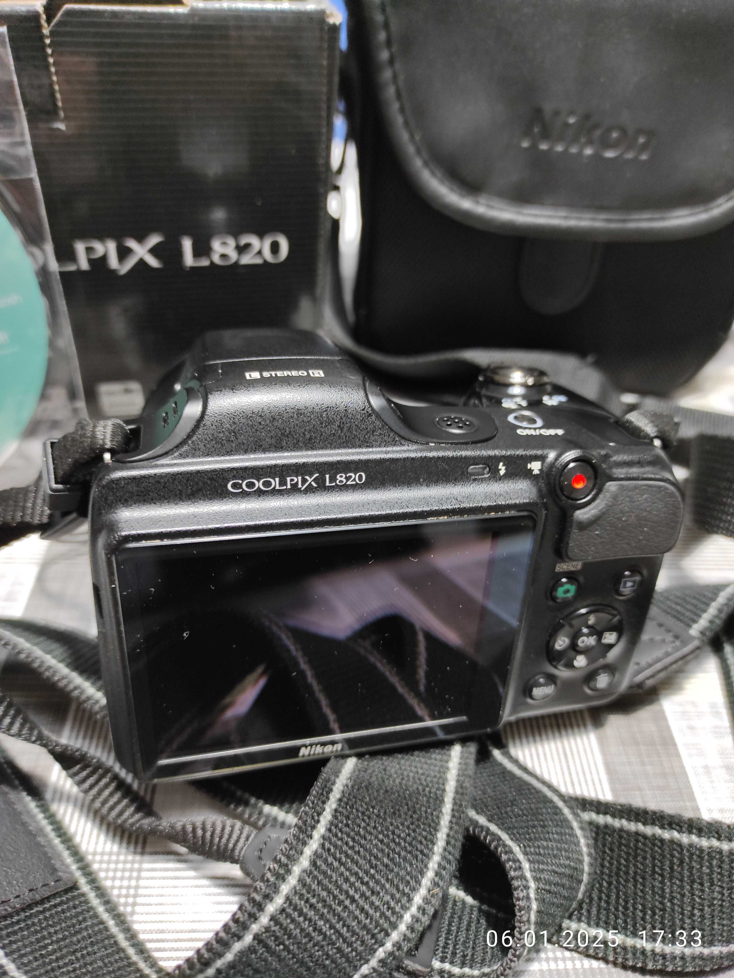 Фотоапарат NIKON COOLPIX L820
