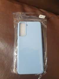 Husa Samsung Galaxy S21 silicon, bleu