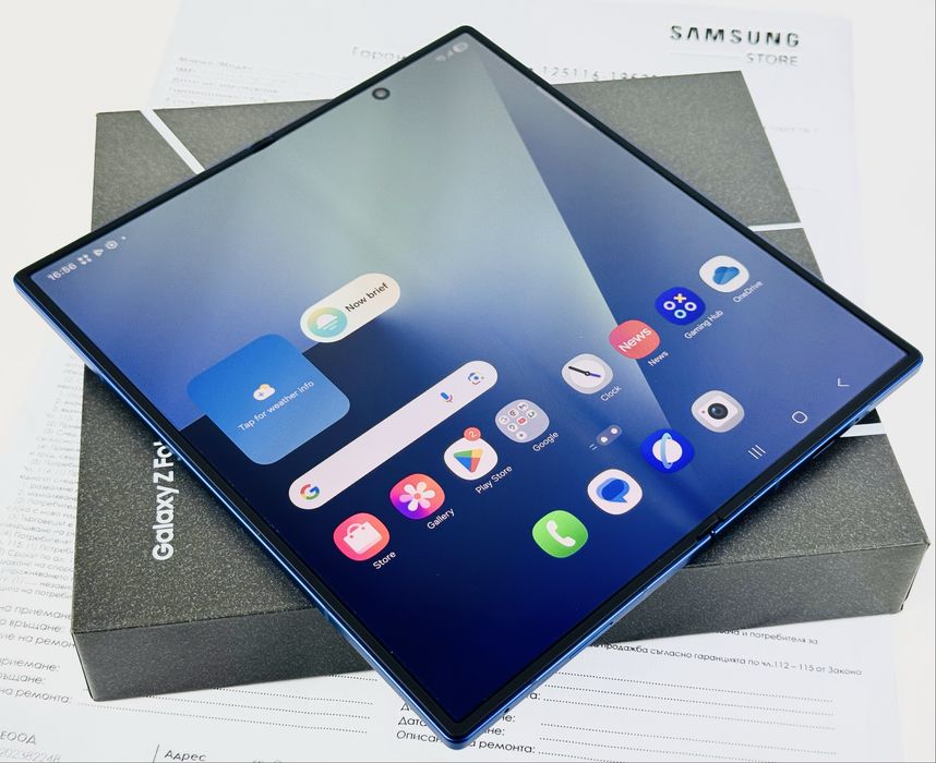 НОВ! Samsung Galaxy Z Fold 7 5G 256GB 12RAM Blue Shadow 2г. Гаранция!