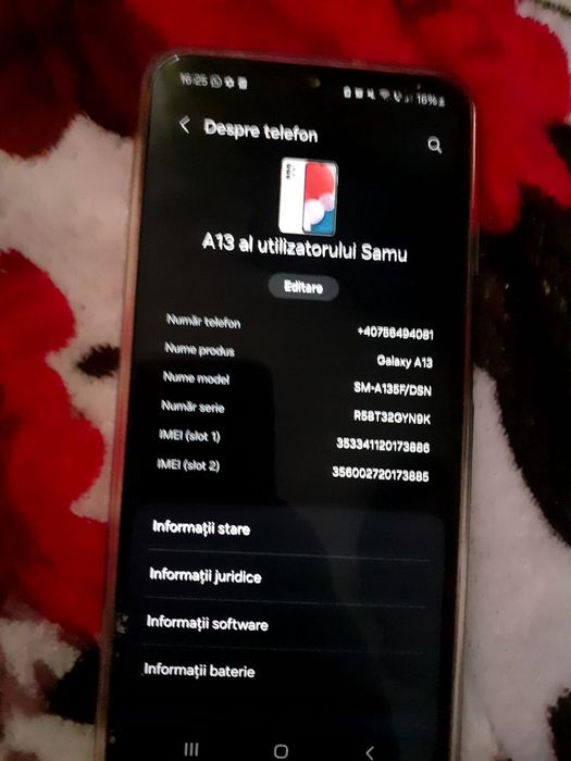 Vând samsung  galaxy A 13