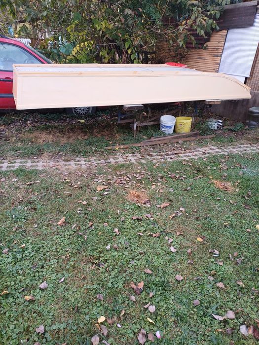 Vănd barca lemn fund di aluminiu