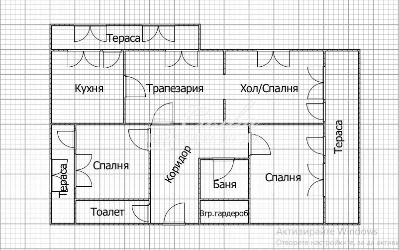 Четиристаен ТУХЛЕН апартамент - кв. Добруджански