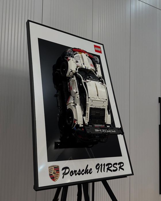 Постер Лего машина Porsche 911 rsr