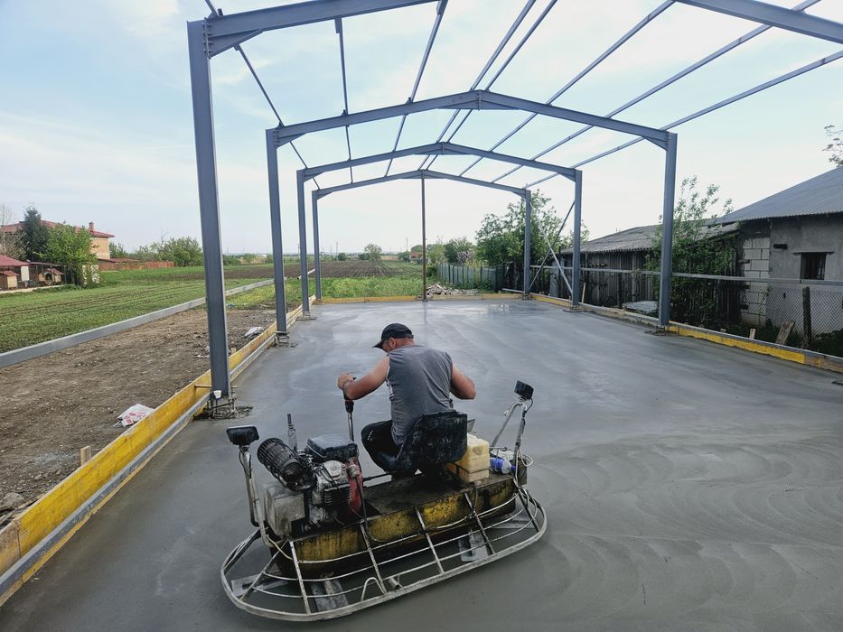 Turnari beton finisat mecanic elicopterizat
