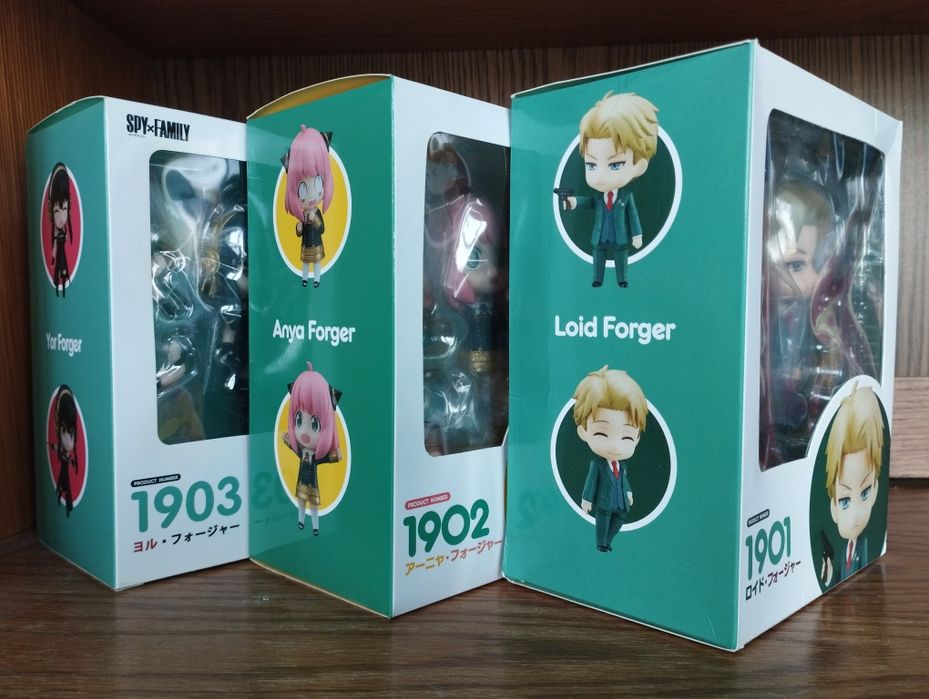 Аниме фигурки Nendroid. Spy × Family. Семья шпиона из первого сезона