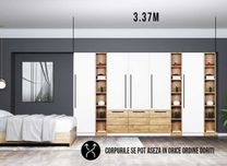 Dressing 3.37m / Dulap Dormitor Timea - Transport Gratuit in 4-10 zile